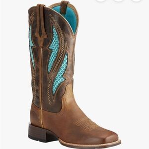 Ariat VentTEK Ultra QuickDraw square toe western cowgirl boots #10023146 NWT